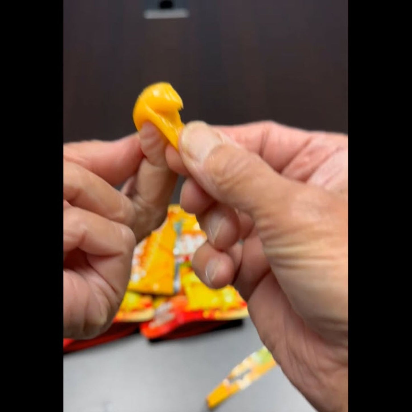 3 Pack Peelable Mango Gummies - 2.46 Oz Ea - 4D Peeling Gummy Candy Fruity Snack